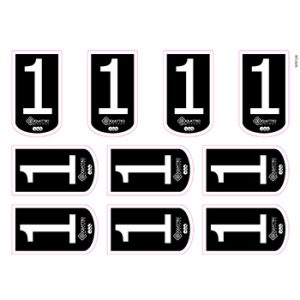 Decal sheets - numbers