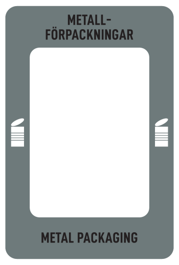 Decal Canto metallförpackningar for 30 liter