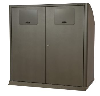 2x370 L Container Shelter