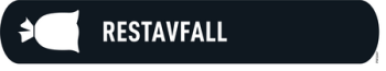 UWS Side sticker-Restavfall