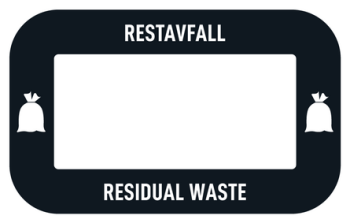 Royal C label – Residual waste