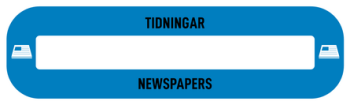 Royal C label – Newspaper