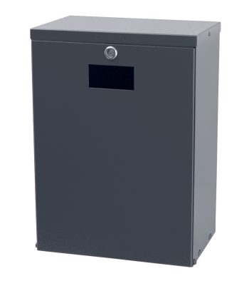Steel cabinet for collecting batteries