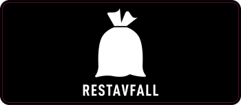 Sensibin Stickers - Restavfall