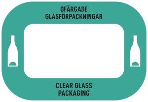 Royal C Eco label - Clear Glass Packaging