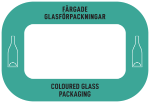 Royal C Eco label - Coloured Glass Packaging