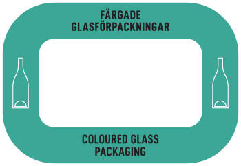 Royal C Eco label - Coloured Glass Packaging
