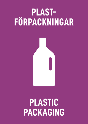Labeling sign - Plastic packaging