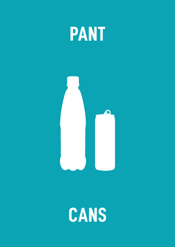 Labeling sign – Plastic bottles/cans
