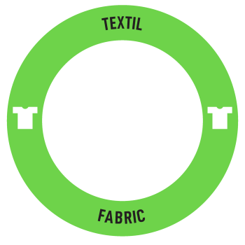 Royal C label, round – Fabric